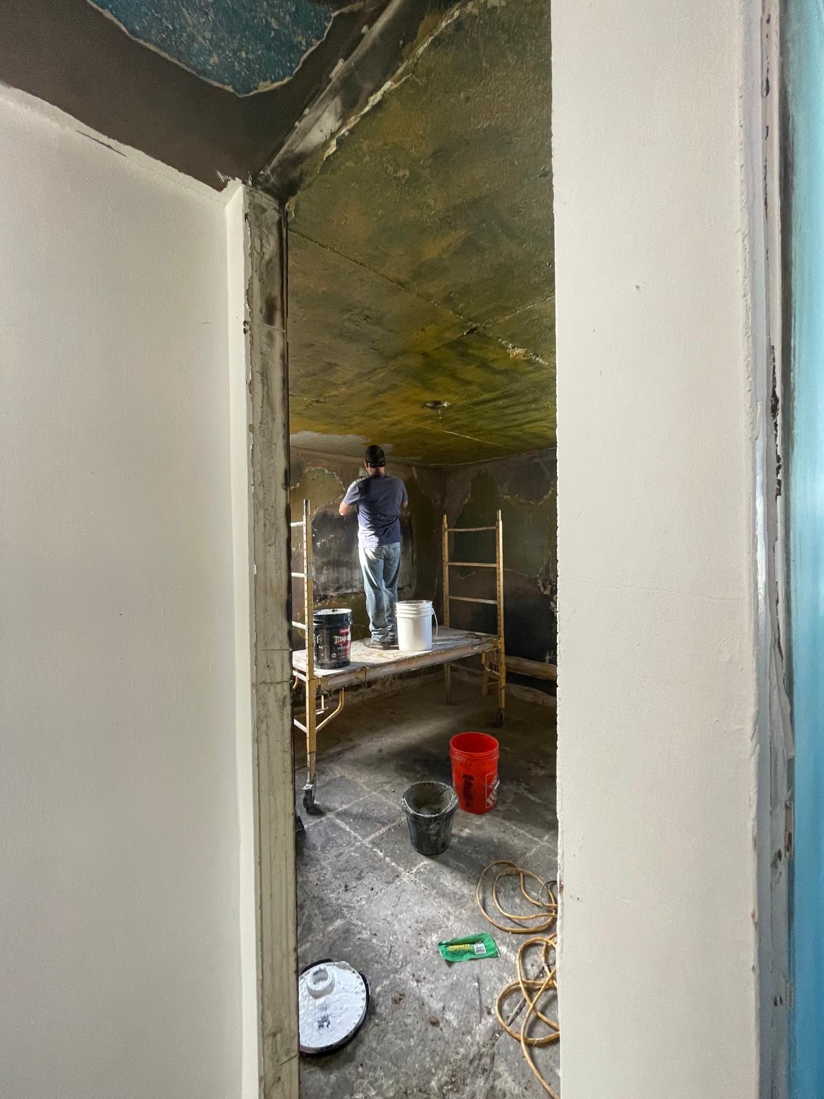 Trabajo de restauracion por incendio, humo e inundacion en Puerto Rico - Desarrollos Industriales LLC (foto 47)