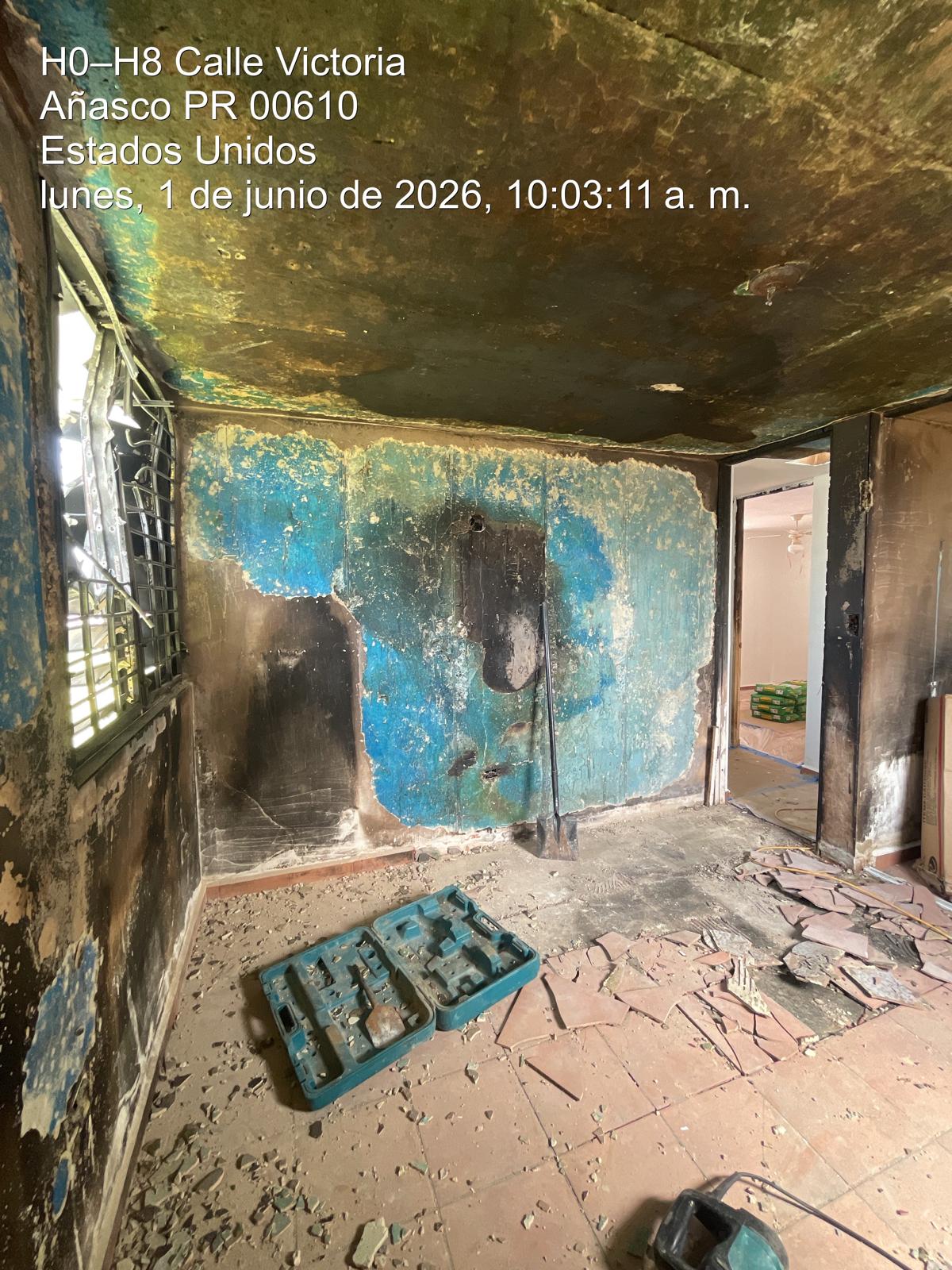 Trabajo de restauracion por incendio, humo e inundacion en Puerto Rico - Desarrollos Industriales LLC (foto 38)