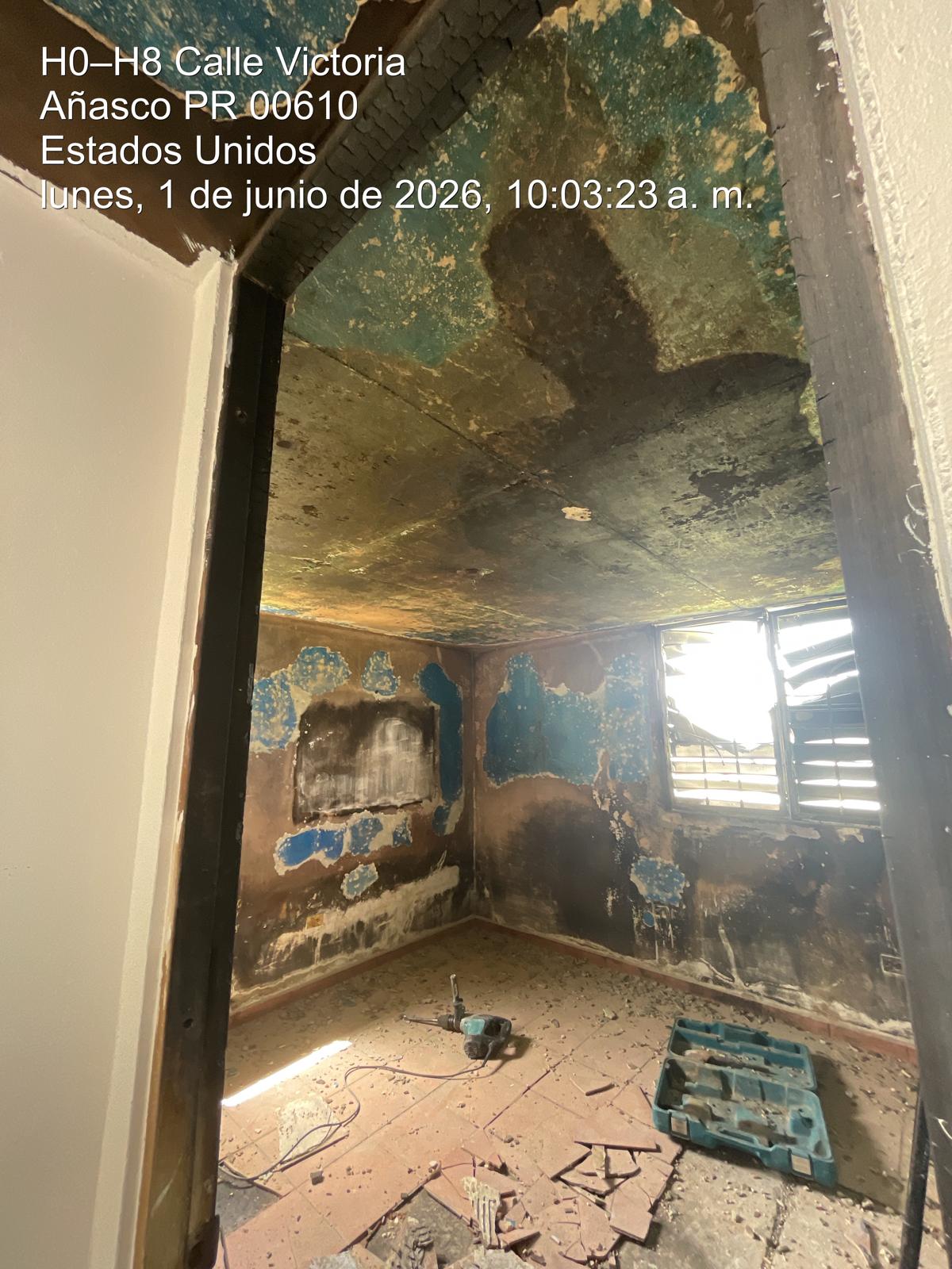 Trabajo de restauracion por incendio, humo e inundacion en Puerto Rico - Desarrollos Industriales LLC (foto 40)